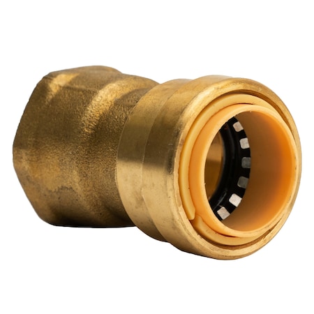 Quickfitting 3/4in Push-to-Connect x 3/4in Push-to-Connect Brass Water Heaterinstallation Connection Kit LF728KR